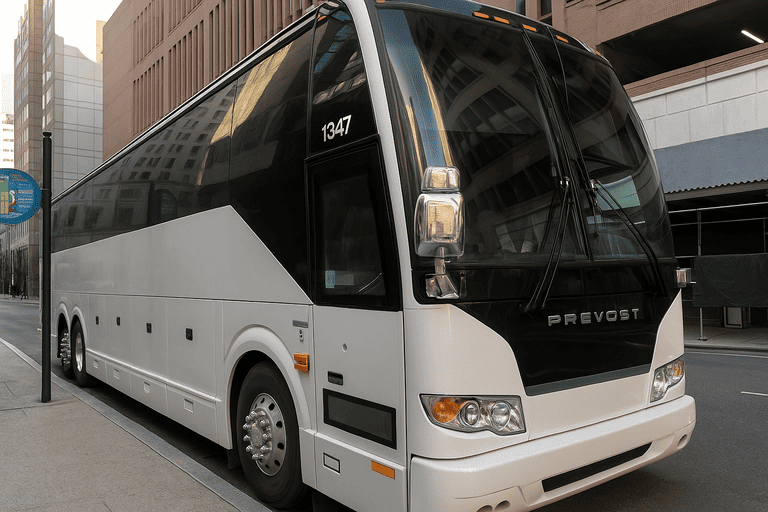 a Palatine Charter Bus coach bus