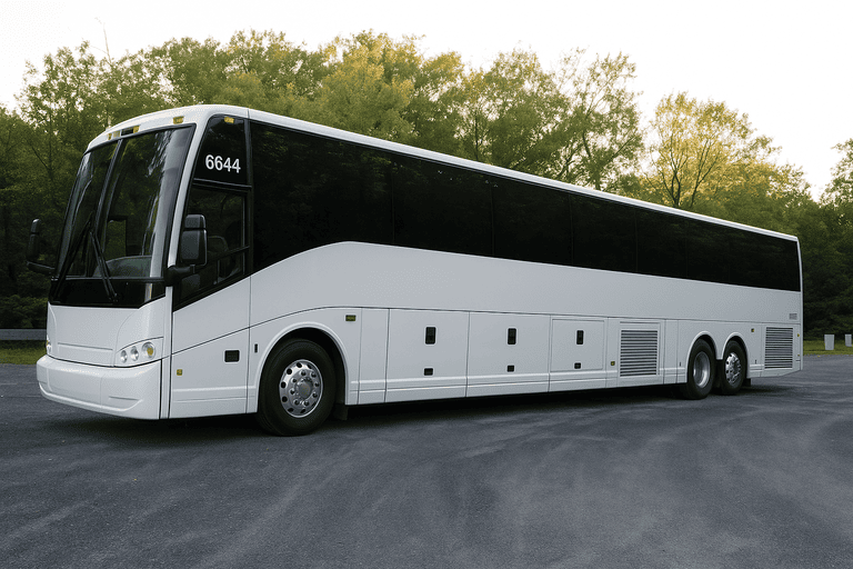 exterior of Palatine Charter Bus coach bus